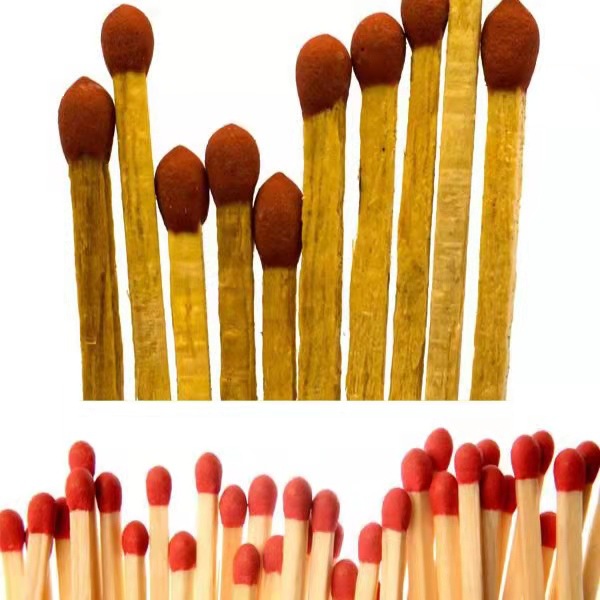 Red Tip Matches Colorful Tips/Heads Matches